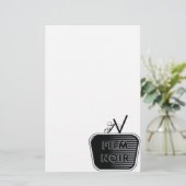 Film Noir Briefpapier (Staand voorkant)