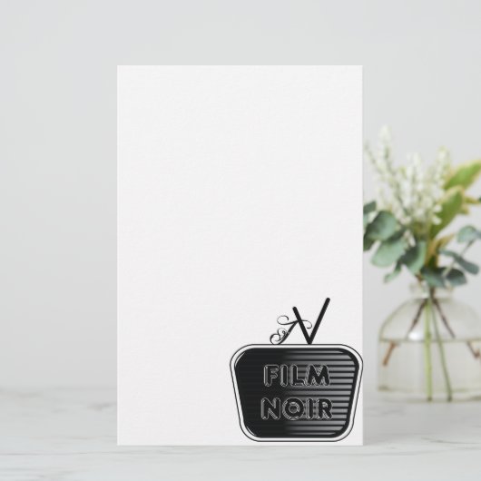 Film Noir Briefpapier (Staand voorkant)