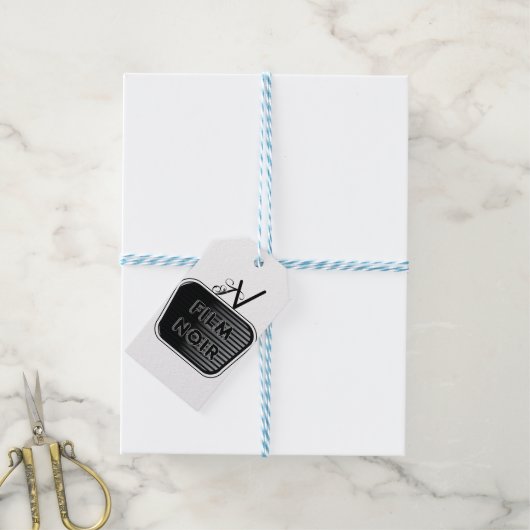 Film Noir Cadeaulabel (Met Touw)