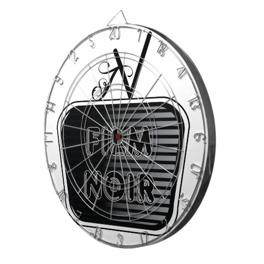 Film Noir Dartbord (Voorkant Rechts)