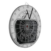 Film Noir Dartbord (Voorkant Links)