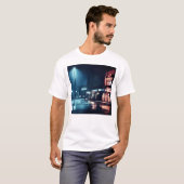 Film Noir Downtown Mannen Basic T-Shirt (Voorkant volledig)