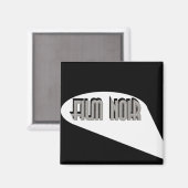 Film Noir ~ Gevangen in het Zoeklicht Magneet (Voorkant / Achterkant)