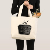 Film Noir Grote Tote Bag (Voorkant (product))