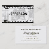 Film Noir Grunge Style Company Visitekaartje (Voorkant / Achterkant)