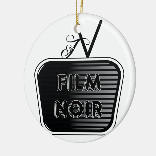 Film Noir Keramisch Ornament (Links)