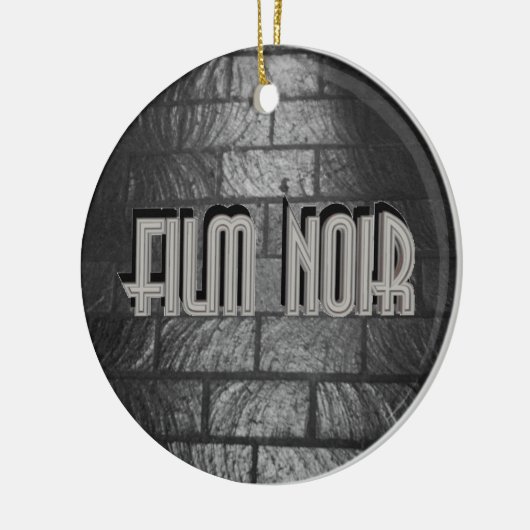 Film Noir Keramisch Ornament (Links)
