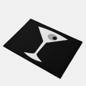 Film Noir Martini Glass door Mat (Schuin)