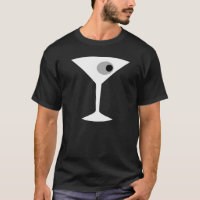 Film Noir Martini Glass T-Shirt