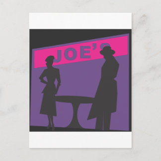 Film Noir Scene Briefkaart