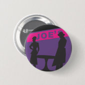 Film Noir Scene Ronde Button 5,7 Cm (Voorkant /achterkant)