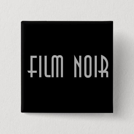 Film Noir Vierkante Button 5,1 Cm (Voorkant)