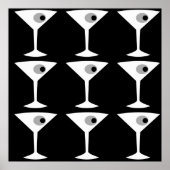 Film Noir Weer Martini Poster (Voorkant)