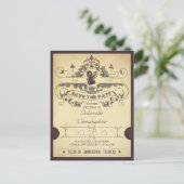 Film of bioscoop bewaar de datum van de toegangska aankondigingskaart (Staand voorkant)