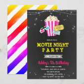 Film onder het meisjesfeestje van de sterren kaart (Voorkant / Achterkant)