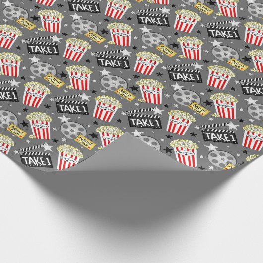 Film Pop Corn neemt 1 Cadeaupapier (Hoek)