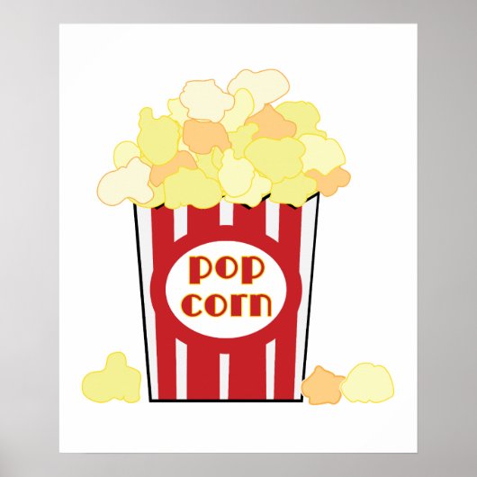 Film Popcorn Art Poster (Voorkant)