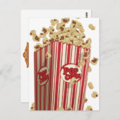 film popcorn briefkaart (Voorkant / Achterkant)