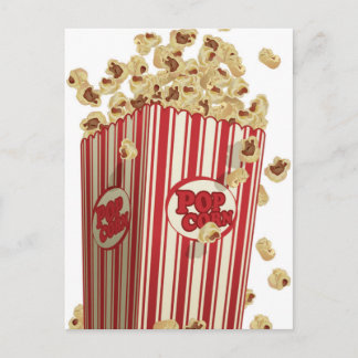 film popcorn briefkaart