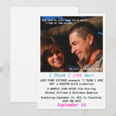 Film Poster 2 sparen de DatumAankondiging Kaart (Voorkant / Achterkant)