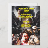 Film poster DIY foto actie drama volwassenen feest Kaart (Achterkant)