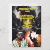 Film poster DIY foto volwassen verjaardagsfeestje  Kaart (Achterkant)