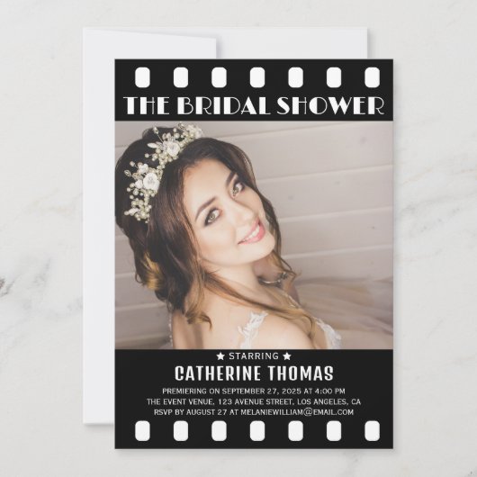 Film Poster Reel uniek Vrijgezellenfeest Kaart (Voorkant)