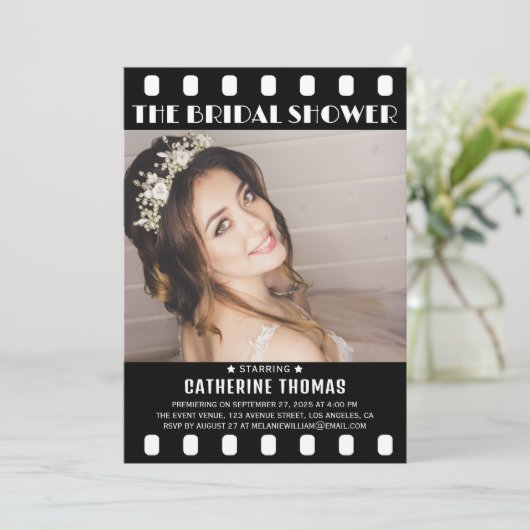 Film Poster Reel uniek Vrijgezellenfeest Kaart (Staand voorkant)