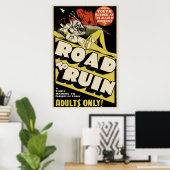  film Poster - "Road to Ruin" (Thuiskantoor)
