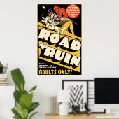  film Poster - "Road to Ruin" (Thuiskantoor)