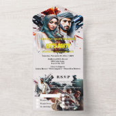 Film poster spion drama arabische thriller volwass all in one uitnodiging (Binnen)