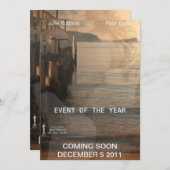 Film Poster Uitnodiging (Voorkant / Achterkant)