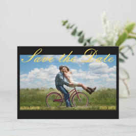 Film Poster Wedding Save the Date Kaart