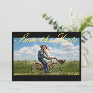 Film Poster Wedding Save the Date Kaart