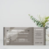 Film Premiere REPETITIE DINER Tickets Uitnodiging (Staand voorkant)