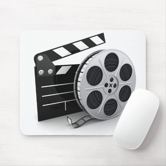 Film Reel Clapper Mousepad Muismat (Met muis)