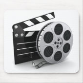 Film Reel Clapper Mousepad Muismat (Voorkant)