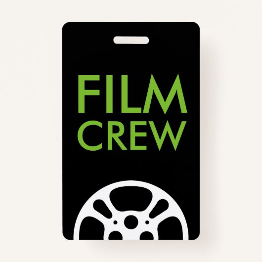 Film Reel Crew en personeel Lanyard Badge (Voorkant)