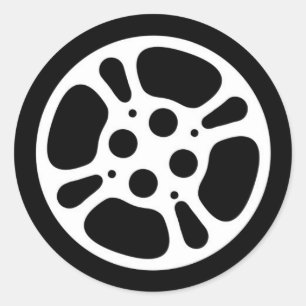 Film Reel / Film Reel Ronde Sticker