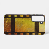 film reel film zwart goud samsung galaxy hoesje (Achterkant horizontaal)