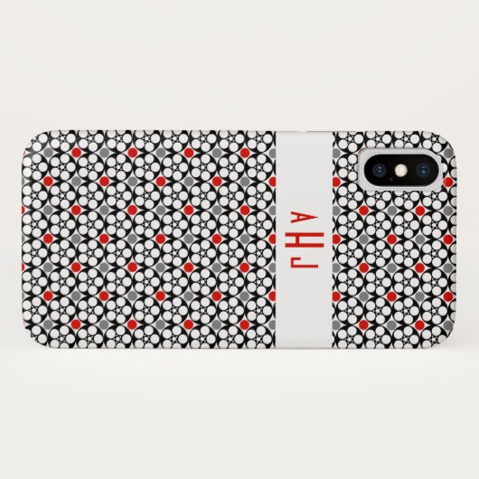 Film Reel Grafisch Filmpatroon Zwart/Rood/Grijs Case-Mate iPhone Case (Achterkant (horizontaal))