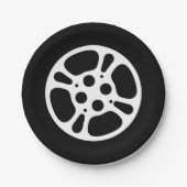 Film Reel Movie Night Papieren Bordje (Voorkant)