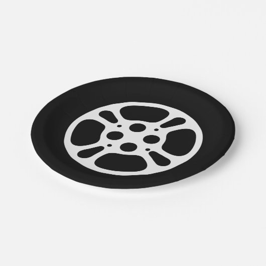 Film Reel Movie Night Papieren Bordje (Gekanteld)