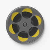 Film Reel Movie Night Papieren Bordje (Voorkant)