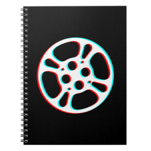 Film Reel/Movie Reel 3D-effectlaptop Notitieboek