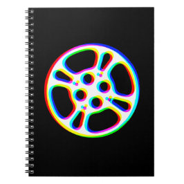 Film Reel/Movie Reel 3D-effectlaptop Notitieboek