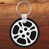 Film Reel/Movie Reel Sleutelhanger (Voorkant)