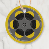Film Reel Movie Theme Bedankjes Labels (Achterkant)