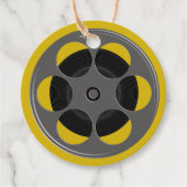 Film Reel Movie Theme Bedankjes Labels (Voorkant)