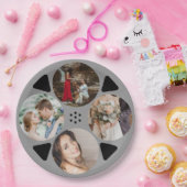 Film Reel Ronde Foto Bruiloft Papieren Bordje (Feest)